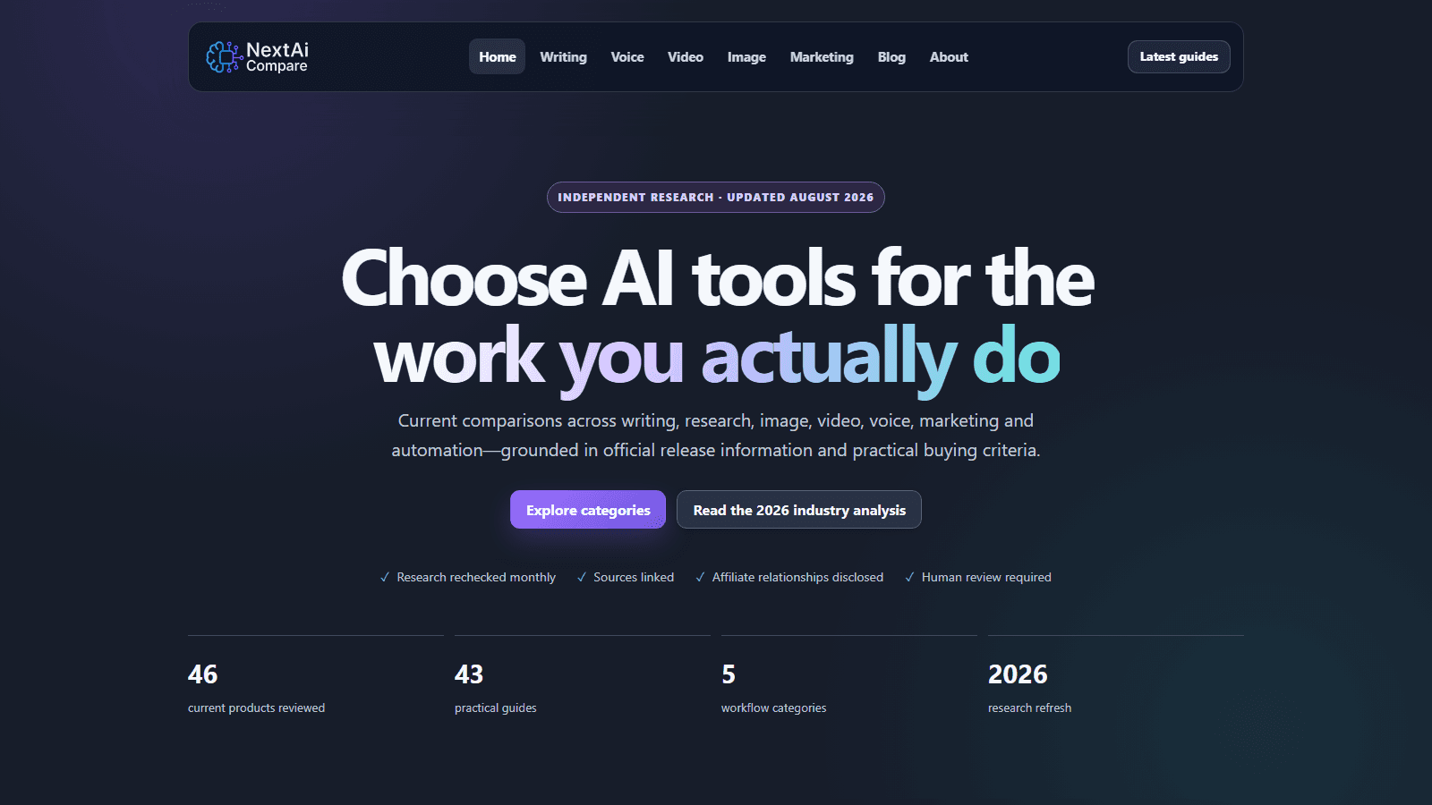 Next AI Compare project interface